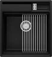 Zlewozmywaki - BRANDE ZONE POCKET RIGHT 480-50 BLACK METALLIC (czarny metalik) - miniaturka - grafika 1