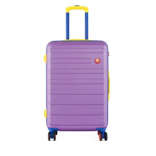 Walizka średnia Semi Line T5845-2 Fioletowy - Walizki - miniaturka - grafika 1