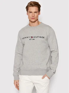 Tommy Hilfiger Bluza Logo MW0MW11596 Szary Regular Fit - Bluzy męskie - miniaturka - grafika 1