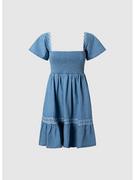 Sukienki - Pepe Jeans Sukienka dżinsowa w kolorze niebieskim - miniaturka - grafika 1