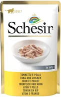Mokra karma dla kotów - Zestaw Schesir w galarecie, saszetki, 24 x 85 g - Tuńczyk z kurczakiem - miniaturka - grafika 1