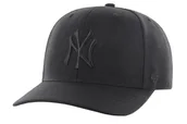 Czapki męskie - 47 Brand New York Yankees Cold Zone '47 B-CLZOE17WBP-BKA, Mężczyzna, Czapka z daszkiem, Czarna - miniaturka - grafika 1