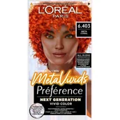 Farby do włosów i szampony koloryzujące - L'Oréal Paris Préférence Meta Vivids Farba do włosów 75 ml Odcień 6.403 Meta Coral - miniaturka - grafika 1