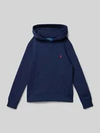 Swetry dla chłopców - Bluza z kapturem i wyhaftowanym logo - miniaturka - grafika 1