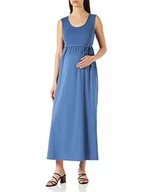 Sukienki ciążowe - Esprit Maternity Damska sukienka bez rękawów Maxi, Błękitny - 404, 44 PL - miniaturka - grafika 1