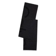 Apaszki i szaliki damskie - Szalik Calvin Klein K60K612611 Czarny - miniaturka - grafika 1