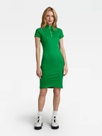 Sukienki - G-Star Sukienka w kolorze zielonym - miniaturka - grafika 1