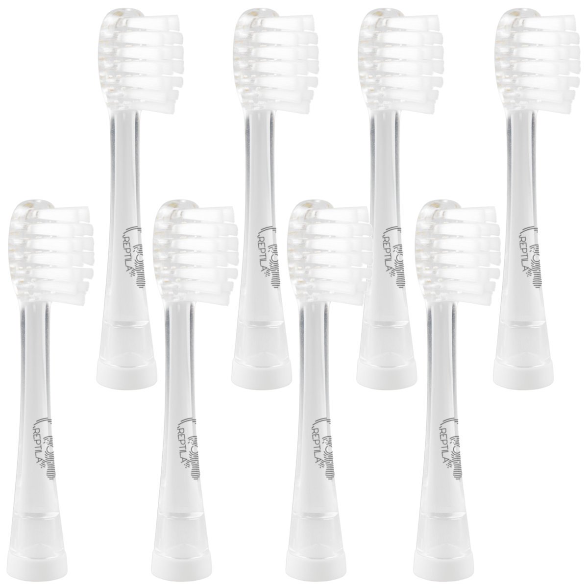 8x Końcówki do szczoteczki SEYSSO BABY PENGUIN 18-48M Zapas Końcówka Reptila