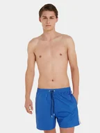 Kąpielówki męskie - Calvin Klein Swimwear Szorty kąpielowe KM0KM00810 Niebieski Regular Fit - miniaturka - grafika 1