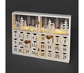 Oświetlenie świąteczne - Solight 1V244 - LED Kalendarz adwentowy LED/2xAAA drewno - miniaturka - grafika 1