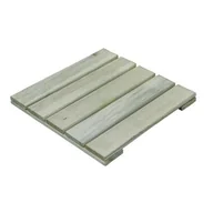 Podesty i deski tarasowe - Podest ryflowany 30 x 30 cm - miniaturka - grafika 1