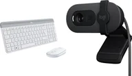 Zestawy myszka + klawiatura - Klawiatura + mysz Logitech MK470 920-009205 + Brio 100 960-001585 - miniaturka - grafika 1