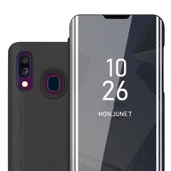 Etui i futerały do telefonów - Pokrowiec Do Samsung Galaxy A40 w Etui CZARNY TURMALIN Case Cover Obudowa Ochronny Cadorabo - miniaturka - grafika 1
