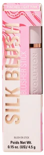 Makeup Revolution Silk Blush Róż w Sztyfcie Pinched Light Pink - Róże do policzków - miniaturka - grafika 1