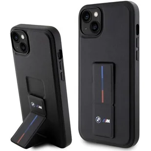 Etui BMW Grip Stand do Apple iPhone 14 Czarny - Etui i futerały do telefonów - miniaturka - grafika 1