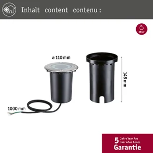Paulmann oprawa wpuszczana podłogowa LED Podłogowa, okrągła, RGBW, ZigBee - Lampy stojące - miniaturka - grafika 2