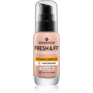 Podkład Essence Cosmetics Fresh y Fit Maquillaje 40-Fresh Sun Beige 30 ml (4059729338464) - Podkłady do twarzy - miniaturka - grafika 1