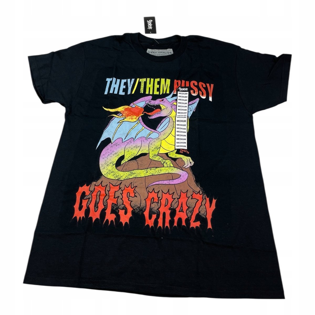 Koszulka T-shirt męski okrągły dekolt SPENCER'S TEEN HEARTS L