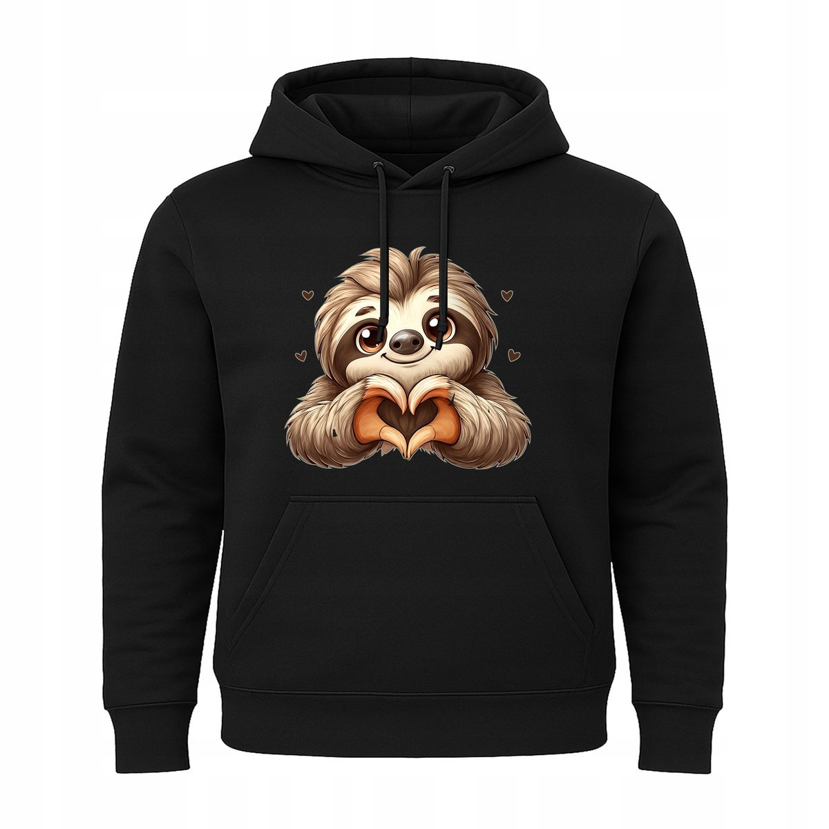 BLUZA DZIECIĘCA Z NADRUKIEM LENIWIEC ZWIERZAK SERCE SŁODKI PREZENT 3-4