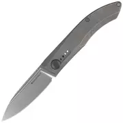 Noże - Nóż składany Real Steel Stella Premium Gray Titanium, Stonewashed S35VN by Poltergeist Works (9051) - miniaturka - grafika 1
