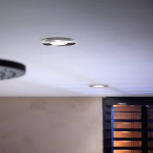 Philips Hue spot wpuszczany LED Xamento chrom Ø 9,4cm CCT RGB 3szt - Oprawy, klosze i abażury - miniaturka - grafika 1