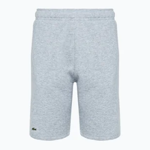 Spodenki dziecięce Lacoste GJ9733 silver chine - Spodnie i spodenki dla dziewczynek - miniaturka - grafika 1