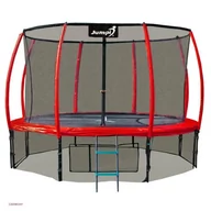 Trampoliny - Jumpi, Trampolina ogrodowa z siatką wewnętrzną, Comfort PLUS, 12 FT/374 cm - miniaturka - grafika 1