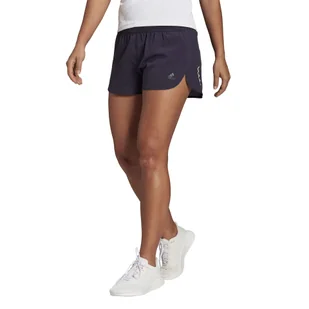 Spodenki damskie adidas  Run Fast Shorts Shadow Navy L - Spodenki damskie - miniaturka - grafika 1