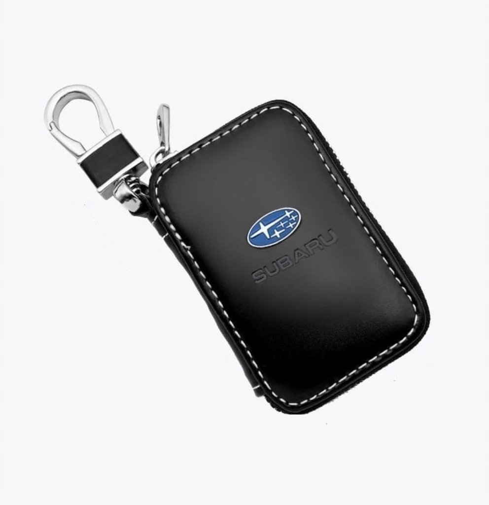 SKÓRZANE ETUI na klucze logo SUBARU KLUCZYK samochodowy ELEGANCKI brelok