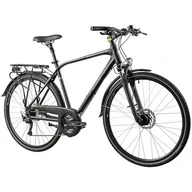 Rowery - Rower trekkingowy INDIANA X-Road 4.0 M23 28 cali męski Czarno-szary - miniaturka - grafika 1