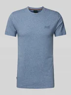 Koszulki męskie - T-shirt z wyhaftowanym logo - miniaturka - grafika 1