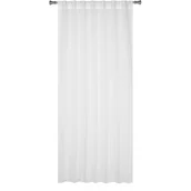 Firany - Firana z ukrytymi patkami SOLIDE 140 x 245 cm biała - miniaturka - grafika 1