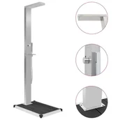 Inne akcesoria do nawadniania - vidaXL Prysznic ogrodowy z podstawą Wpc stal nierdzewna 3051290 - miniaturka - grafika 1