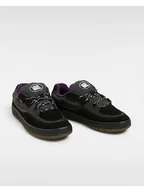 Trampki damskie - Vans Skórzane sneakersy w kolorze czarnym - miniaturka - grafika 1
