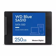 Dyski SSD - SSD|WESTERN DIGITAL|SA510|250GB|SATA 3.0|Write speed 440 MBytes/sec|Read speed 555 MBytes/sec|2,5"|TBW 100 TB|MTBF 1750000 hours|WDS250G3B0A - miniaturka - grafika 1