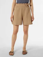 Spodnie sportowe damskie - Vila - Spodenki damskie VILania, beżowy - miniaturka - grafika 1