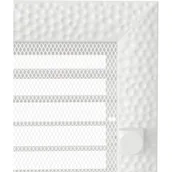 Akcesoria kominkowe - Kratki.pl Kratka 22/45 VENUS biała z żaluzją 22/45VBX - miniaturka - grafika 1