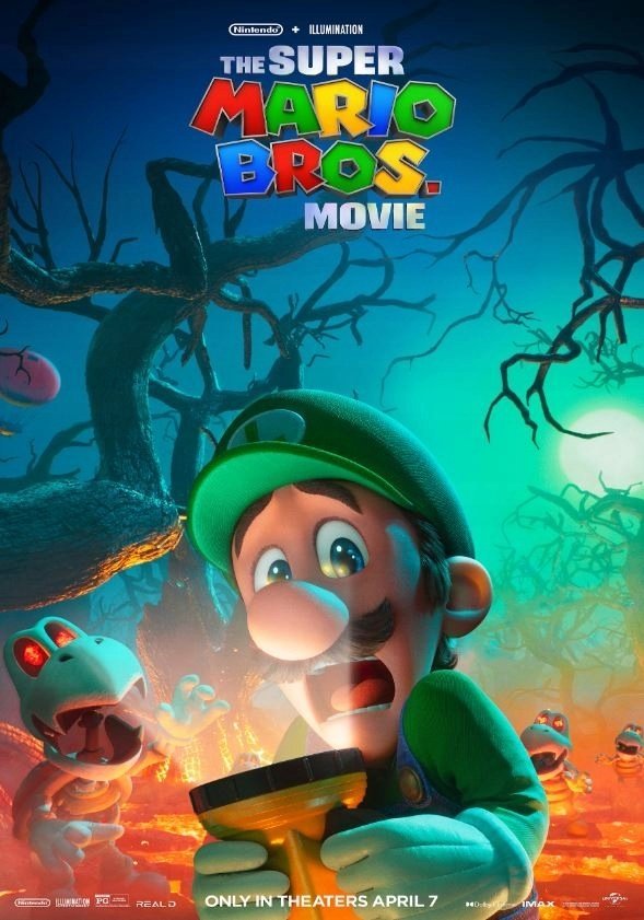 PODKŁADKA POD MYSZ Z Nadrukiem 22x18cm Super Mario Bros Movie Tekst Prezent