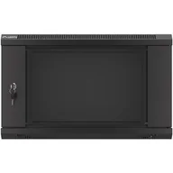 Szafy rack - Lanberg Szafa wiszący 19" 6U, 600x450, czarna FLAT PACK WF01-6406-10B - miniaturka - grafika 1