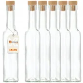 Domowy wyrób alkoholu - KADAX Butelki Na Nalewki Z Korkiem Wino fi17 6szt - miniaturka - grafika 1