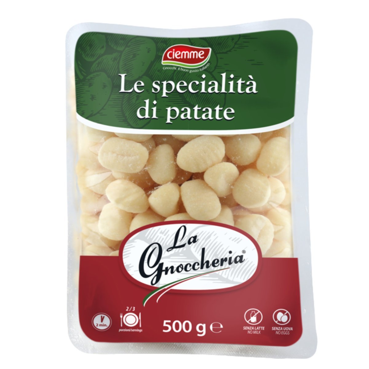 Ciemme Gnocchi Di Patate Miękkie I Apetyczne Pyszne Włoskie Kluski 500G