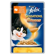 Mokra karma dla kotów - Purina Felix pouch Sensations w sosu 85g - miniaturka - grafika 1