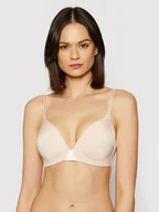 Biustonosze - Chantelle Biustonosz bezszwowy Absolute Invisible Ohne Bugel C15G80 Beżowy - miniaturka - grafika 1