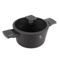 Garnki - GARNEK TYTANOWY Z POKRYWĄ 20cm BERLINGER HAUS BH-8130 ANTRACIT - miniaturka - grafika 1