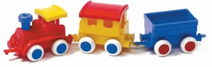 VIKING 81075 POCIĄG TRAIN SET Z WAGONAMI - Tory, garaże, parkingi - miniaturka - grafika 1