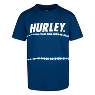Koszulki dla chłopców - Hurley Hurley T-shirt chłopięcy Hrlb Tie Dye Tee niebieski niebieski (Valerian Blue) 13 Jahre 984460 - miniaturka - grafika 1