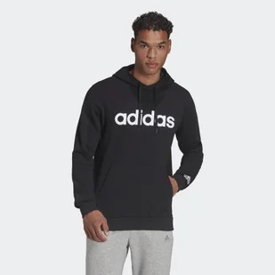 adidas Essentials Linear Logo Hoodie, męska bluza - Bluzy sportowe męskie - miniaturka - grafika 1