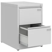 Meble i wyposażenie gabinetów medycznych - Szafka metalowa RODO zamykana na klucz kartotekowa SZK 104 LX Din A4 - miniaturka - grafika 1