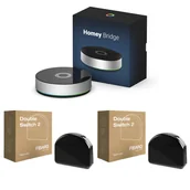 Systemy inteligentnych domów - Centrala Homey Bridge + 2x Moduł wykonawczy FIBARO Double Switch 2 - miniaturka - grafika 1