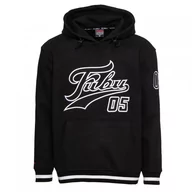 Bluzy męskie - Fubu Bluza Męska Z Kapturem Czarna Varsity Heavy Hoodie 6021078 Xxl - miniaturka - grafika 1